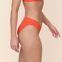 The Classic Bikini Bottom - Eco Ribbed - Vermillion