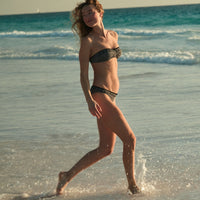 AZELINE BIKINI TOP -- LA MADDALENA GINGHAM