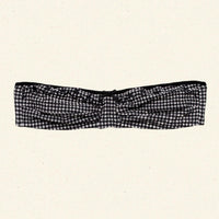 AZELINE BIKINI TOP -- LA MADDALENA GINGHAM