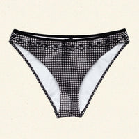 AZURA BIKINI BOTTOM -- LA MADDALENA GINGHAM