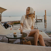 BATHILDE DRESS -- PEARL