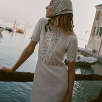 BATHILDE DRESS -- PEARL