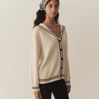 BONAVENTURE CARDIGAN -- CREME