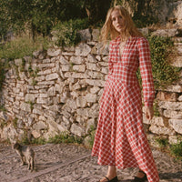 CHARLESTON DRESS -- ALSACE PLAID