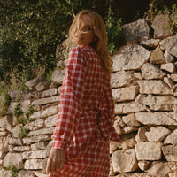 CHARLESTON DRESS -- ALSACE PLAID