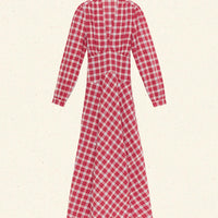 CHARLESTON DRESS -- ALSACE PLAID