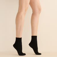 COLLÉGIEN ANKLE SOCK -- NOIR DE CHARBON
