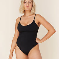The Amalfi One Piece - Eco Nylon - Black - Classic