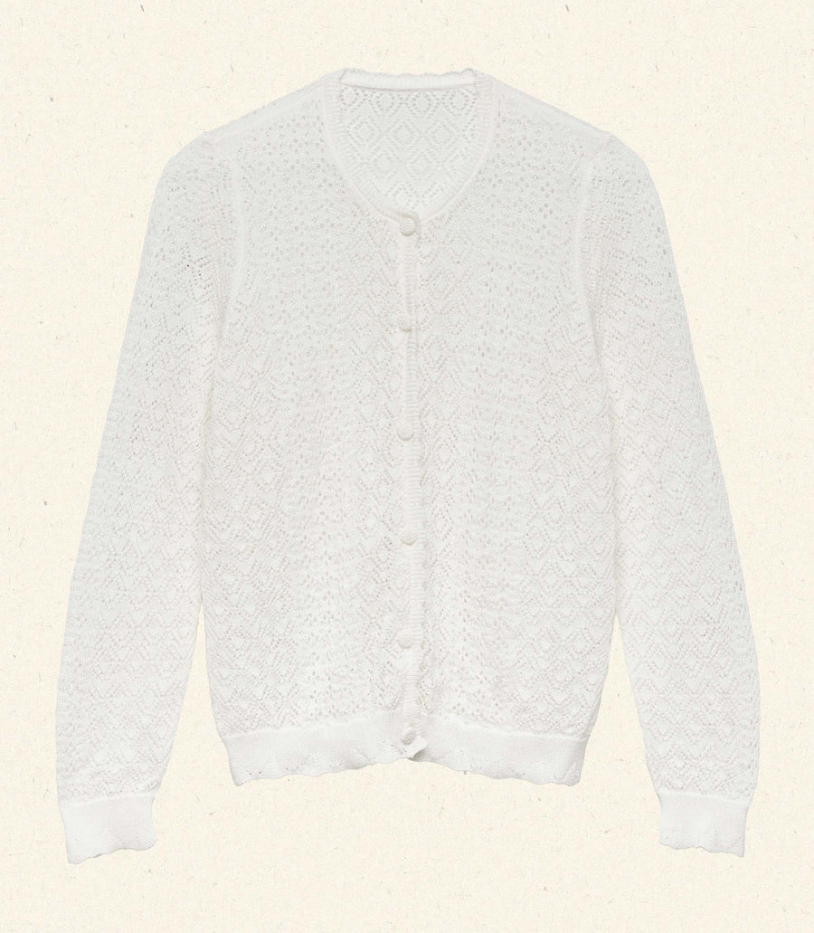 DIANE CARDIGAN -- IVORY