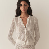 DIANE CARDIGAN -- IVORY
