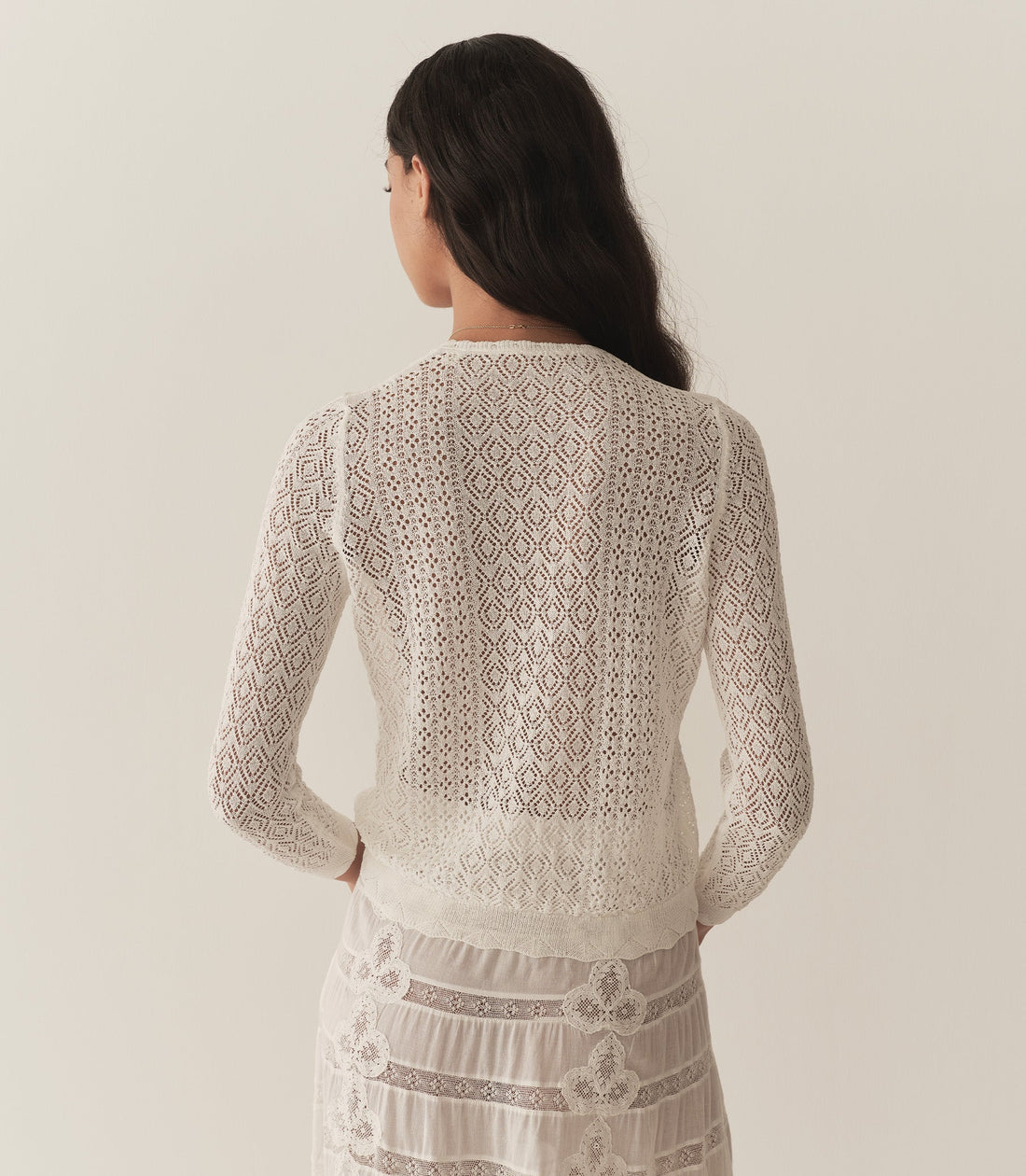 DIANE CARDIGAN -- IVORY