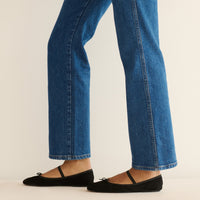 ELENI MARY JANE -- BLACK SUEDE