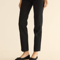 ELENI MARY JANE -- BLACK SUEDE