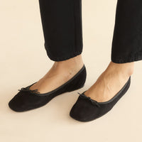 ELENI MARY JANE -- BLACK SUEDE