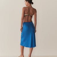 ELOWENA SKIRT -- BLUE TOURMALINE