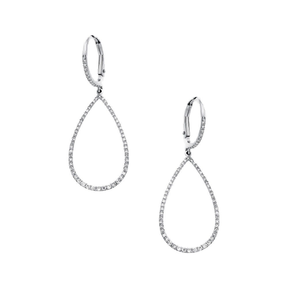 Diamond Teardrop Earrings