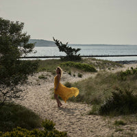 EVELINA DRESS -- GOLDEN ACACIA
