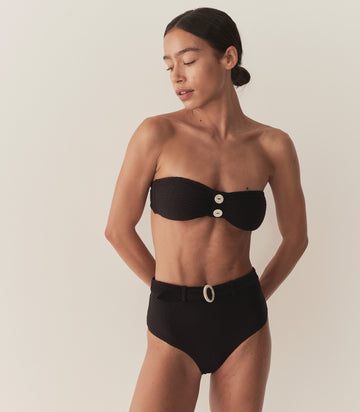 EVORA BIKINI BOTTOM -- NERO