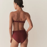 EVORA BIKINI BOTTOM -- DEEP SUMAC