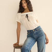 FLEURINE TOP -- SALT