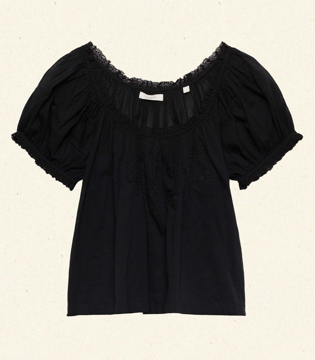 FREDERICA TOP -- BLACK