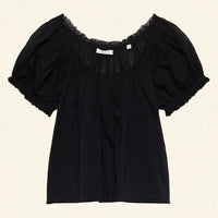 FREDERICA TOP -- BLACK