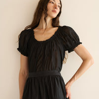 FREDERICA TOP -- BLACK