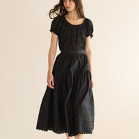 FREDERICA TOP -- BLACK