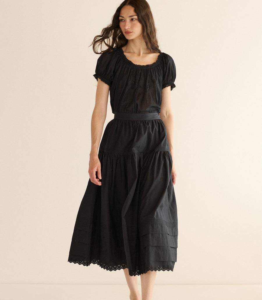 FREDERICA TOP -- BLACK