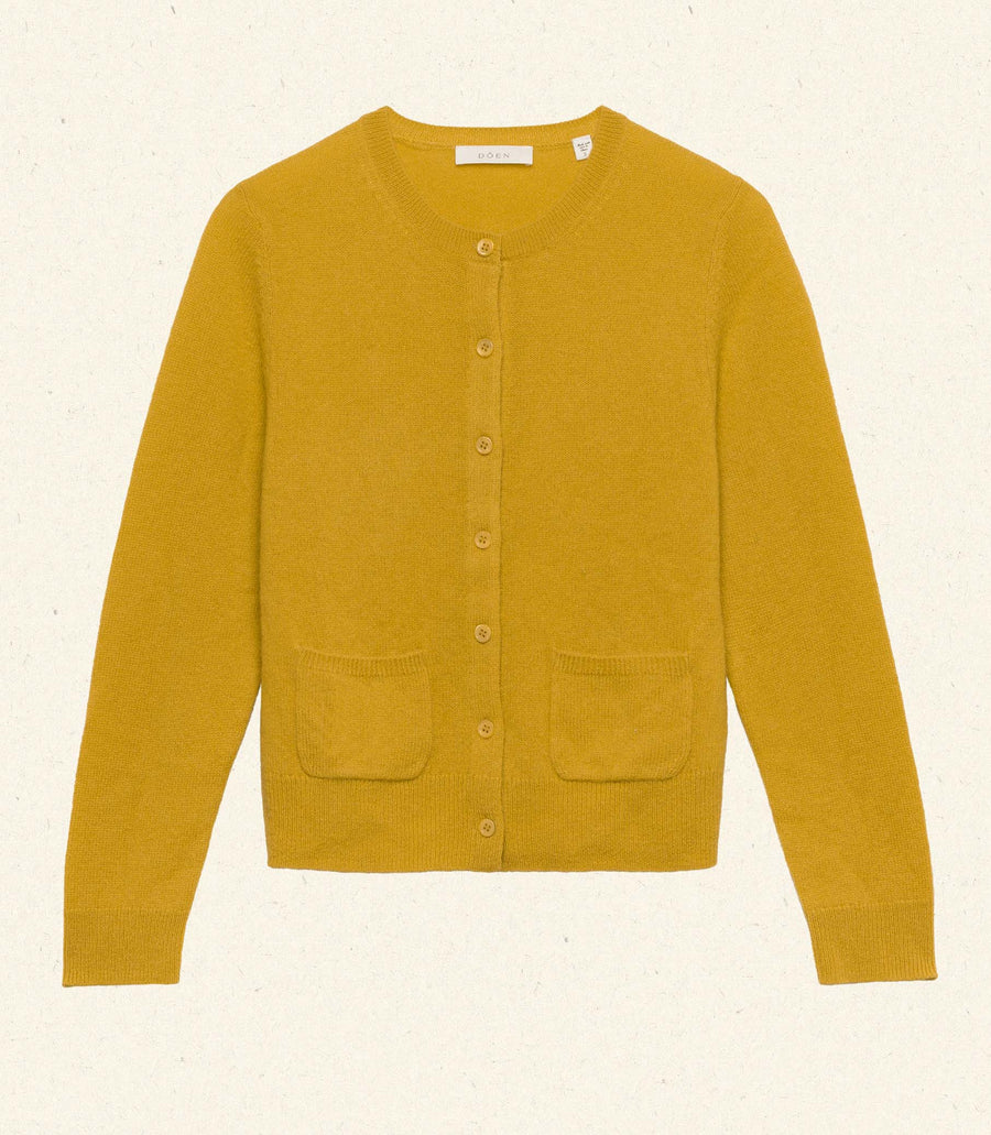 FREYA CARDIGAN -- CITRINE