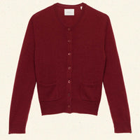 FREYA CARDIGAN -- MALBEC