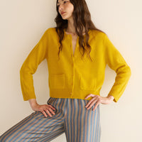 FREYA CARDIGAN -- CITRINE