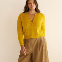 FREYA CARDIGAN -- CITRINE