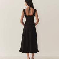 FRIEDA DRESS -- BLACK
