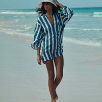 GISELE DRESS -- ATRANI STRIPE