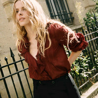 HARDY TOP -- DEEP CRIMSON
