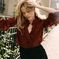 HARDY TOP -- DEEP CRIMSON