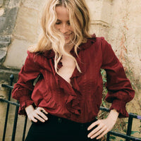 HARDY TOP -- DEEP CRIMSON
