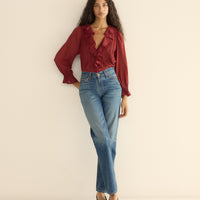 HARDY TOP -- DEEP CRIMSON