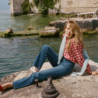 HOLDE TOP -- ALSACE PLAID