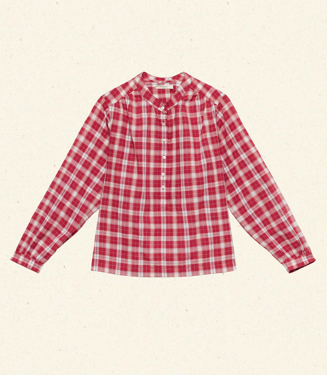 HOLDE TOP -- ALSACE PLAID