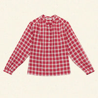 HOLDE TOP -- ALSACE PLAID