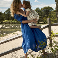 ISCHIA DRESS -- CORFU BLUE