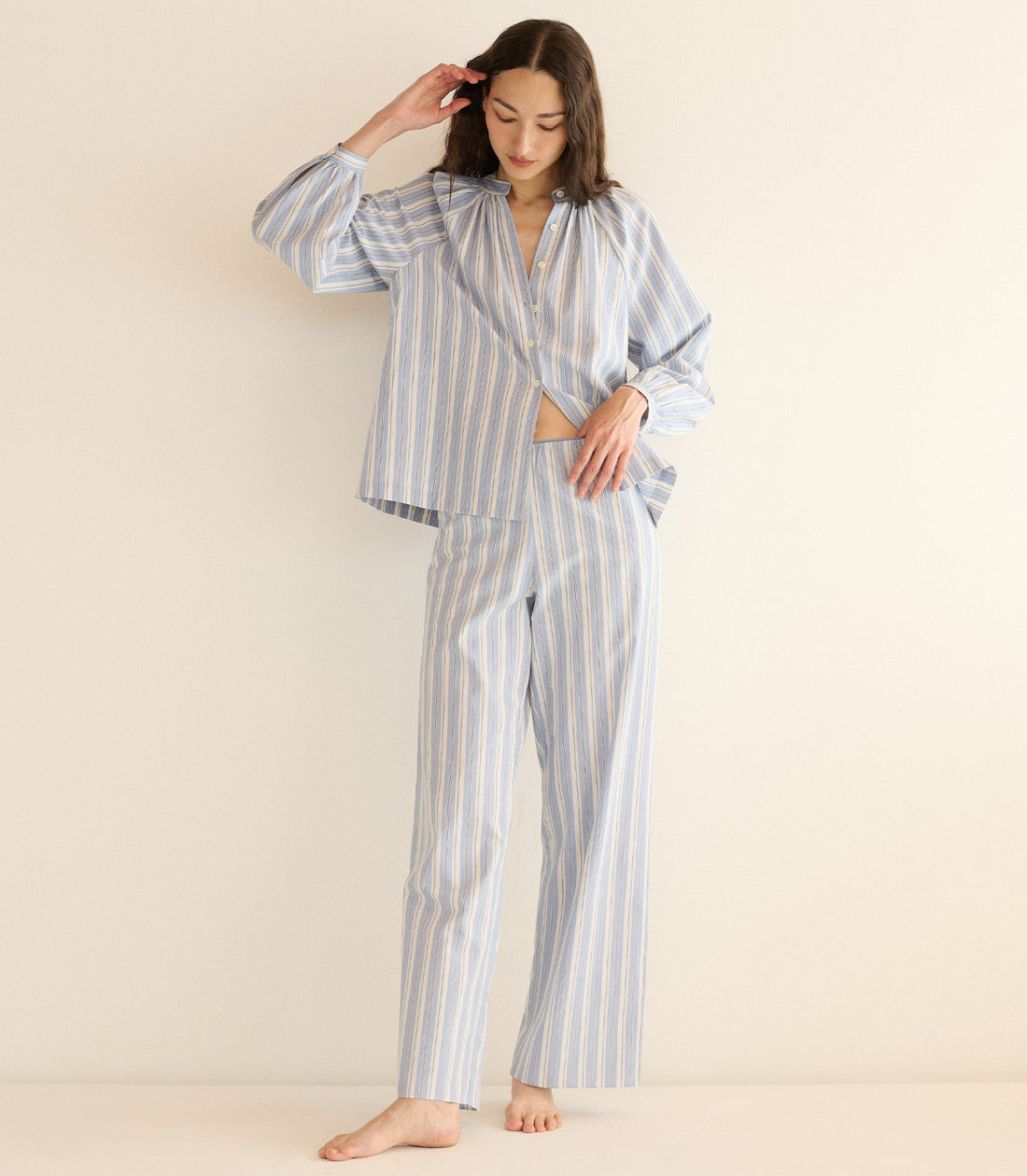 JULIENNE TOP -- LOIRET STRIPE