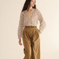 JULIENNE TOP -- PROVENCAL PAISLEY