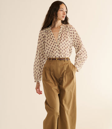 JULIENNE TOP -- PROVENCAL PAISLEY