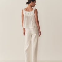 LAVON LINEN PANT -- SALT