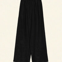 LAVON LINEN PANT -- BLACK