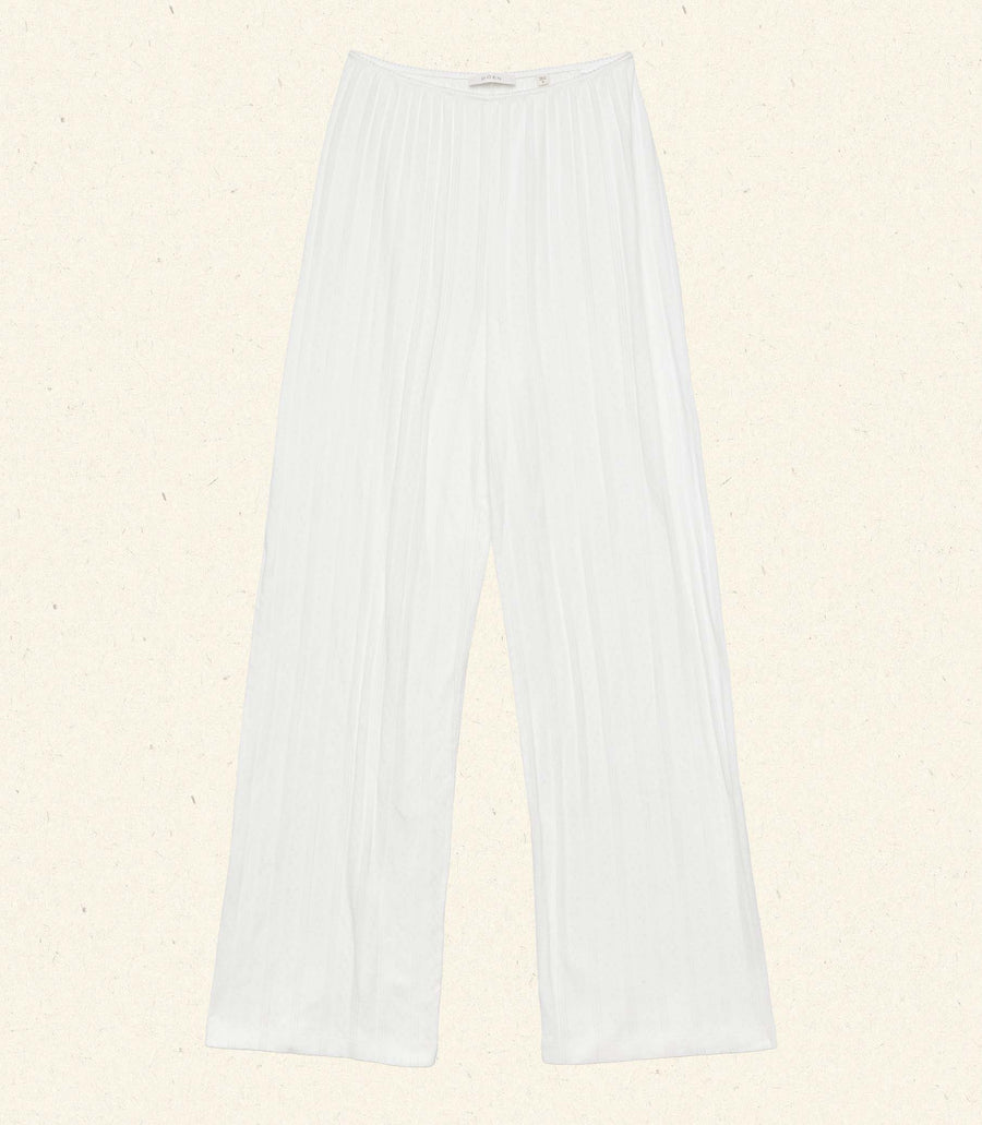 LAVON POINTELLE PANT -- SALT