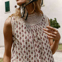 LEONORE DRESS -- PROVENCAL PAISLEY